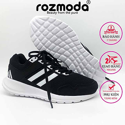 Giày thể thao nam nữ sneaker unisex chạy bộ cao su non êm mềm nhẹ 2.0 Rozmoda G24