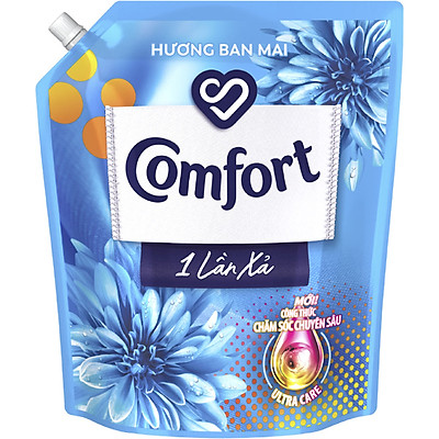 Nước Xả Vải Comfort Giữ Màu & Bền Vải Một Lần Xả Hương Ban Mai túi 3.2L