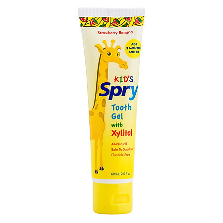 Kem Đánh Răng Trẻ Em Spry Hương Dâu - Chuối