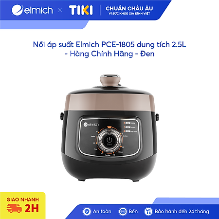 Nồi áp suất Elmich PCE-1805 dung tích 2.5L - Hàng Chính Hãng