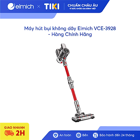 Máy hút bụi không dây Elmich VCE-3928 - Hàng Chính Hãng