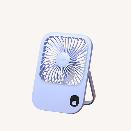 Quạt tích điện mini để bàn YOOBAO F01P xanh 10000mAh cho bàn làm việc, tiện lợi bỏ túi - có màn hình hiển thị pin - Hàng chính hãng