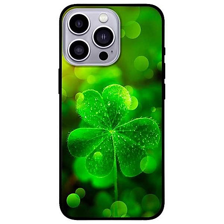 Ốp lưng dành cho Iphone 13 Mini - Iphone 13 - Iphone 13 Pro -  Iphone 13 Pro Max - Cỏ 4 Lá May Mắn