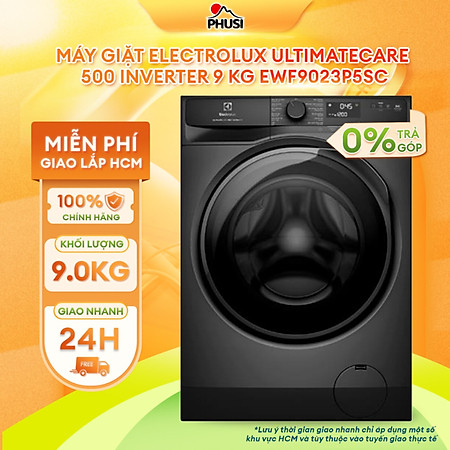 Máy giặt Electrolux UltimateCare 500 Inverter 9 kg EWF9023P5SC - HÀNG CHÍNH HÃNG - CHỈ GIAO HCM