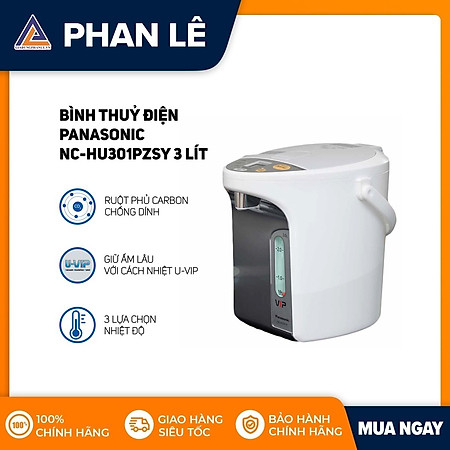 Bình Thủy Điện Panasonic NC-HU301PZSY - 3.0 L - Hàng chính hãng