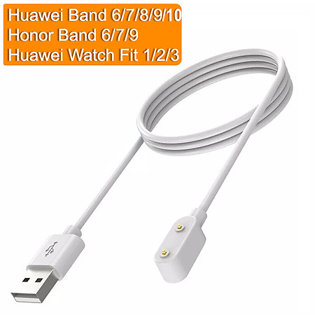 Dây Cáp Sạc Từ Tính Cho Huawei Band 6 7 8 9 10 / Honor Band 6 7 9 / Huawei Watch Fit 1 2 3 - Hàng Chính Hãng