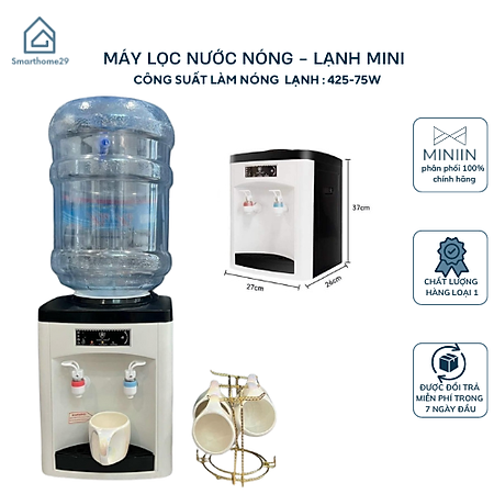 Máy Lọc Nước Nóng Lạnh, Cây Lọc Nước 2 Chiều Nóng Lạnh Mẫu Mới Công Nghệ Hàn Siêu Tích Kiệm Điện Tiện Dụng Bảo Hành 12T - HÀNG CHÍNH HÃNG MINIIN