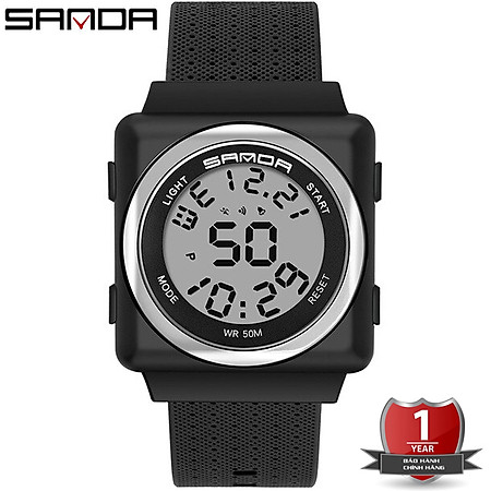 Đồng hồ Nữ Nam Unisex thể thao SANDA 2000 JAPAN, Thương hiệu Nhật, Siêu Chống Nước