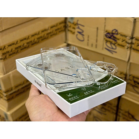 Ốp Lưng Siêu Mỏng 0.3mm Chống Ố Vàng Cho iPhone 16 / 16pro hiệu Gucase Memumi Crystal -Hàng nhập khẩu