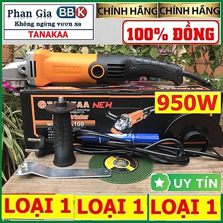 Máy cắt cầm tay NATAKA 950W ,công tắc bóp,lưỡi cắt 100mm chuyên cắt sắt,nhôm,gạch,đá hoa cương,mài góc