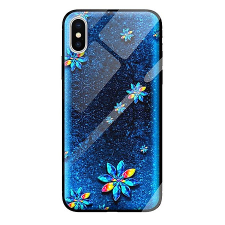 Ốp kính cường lực cho iPhone XS MAX NỀN 123 - Hàng chính hãng