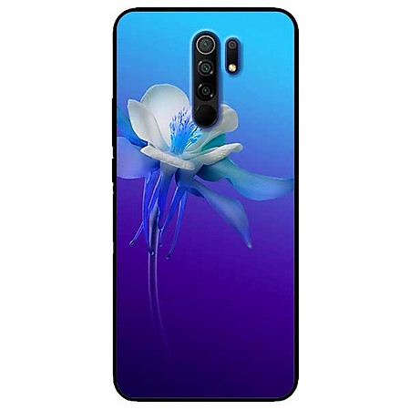 Ốp lưng dành cho Xiaomi Redmi 9 mẫu Hoa Lan Xanh Trắng