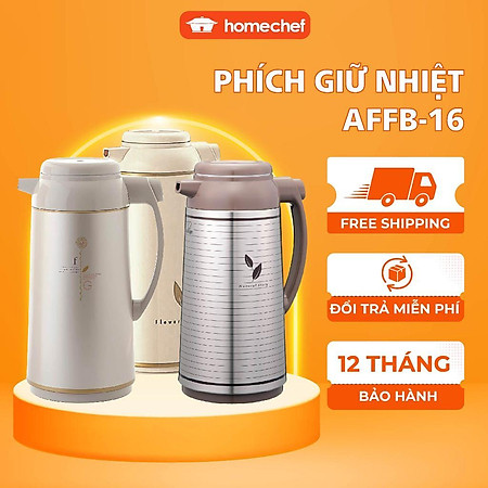 Phích giữ nhiệt Zojirushi 1.55L, an toàn sức khỏe, hàng chính hãng, sản xuất Nhật Bản, AFFB-16, bảo hành 1 năm