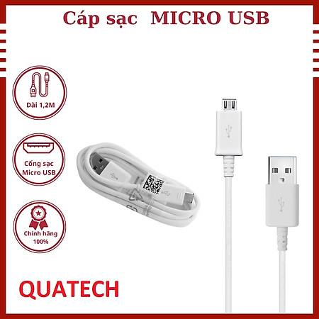 Dây Cáp Sạc Micro USB Dành Cho Samsung, OPPO- Hàng Nhập khẩu