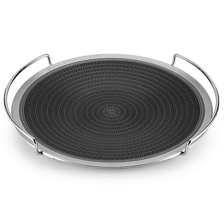 Chảo nướng Inox 3 lớp đúc liền khối chống dính Blackcube Plus 34cm