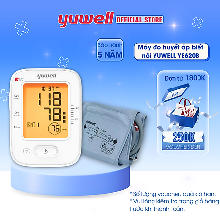 Máy đo huyết áp điện tử bắp tay YUWELL 620B