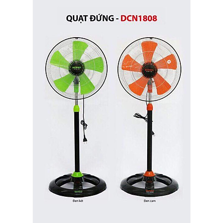 Quạt đứng 4.5 tấc lồng mạ crom SENKO DCN1808 - Hàng chính hãng