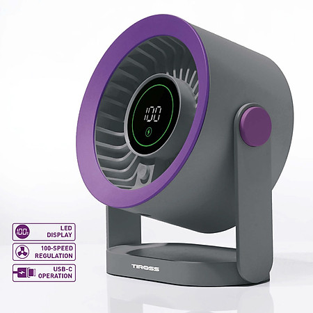 Quạt điện để bàn USB Tiross TS3421 - Hàng chính hãng