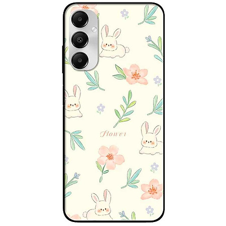 Ốp lưng cho Samsung A04 - Samsung A05 - Samsung A04s - Samsung A05s - Hoạ Tiết Thỏ Hoa Hồng - Hàng Chính Hãng