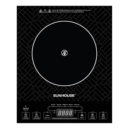 Bếp Hồng Ngoại Cảm Ứng Sunhouse SHD 6011 (2000W) - Hàng chính hãng