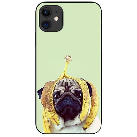 Ốp lưng dành cho Iphone 12 Mini mẫu Cún Vỏ Chuối
