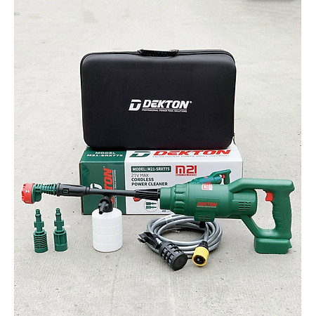 MÁY XỊT RỬA XE DÙNG PIN 21V DEKTON M21-SRX775 - HÀNG CHÍNH HÃNG