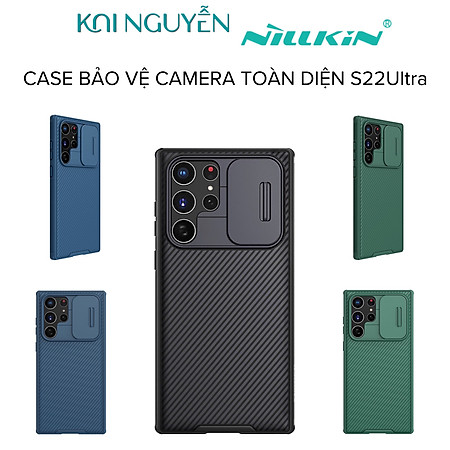 Ốp Case Bảo Vệ Camera Nillkin Camshield Pro Dành Cho Samsung Galaxy S22Ultra - Hàng Chính Hãng