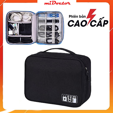 Túi Đựng Phụ Kiện 2 Ngăn Lớn Cải Tiến Nhiều Ngăn Chống Nước, Chống Sốc – Túi Đựng Phụ Kiện Điện Thoại Chính Hãng Amalife