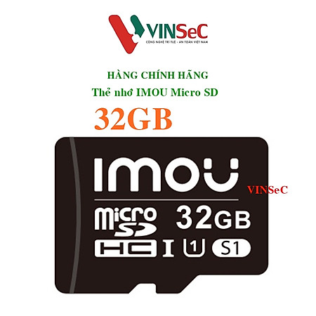 Thẻ nhớ IMOU chuyên dụng cho Camera 95 MB/s Class 10 32GB/64GB - Hàng Chính Hãng