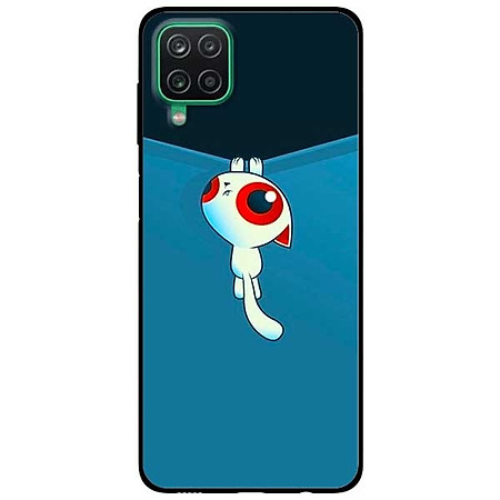 Ốp lưng dành cho Samsung Galaxy A12 mẫu Mèo Cầu Cứu