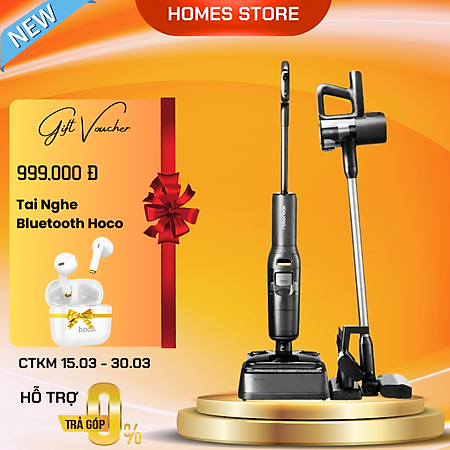 Máy Hút Bụi Lau Nhà Roborock F25 ACE Combo Công Nghệ AI, Giặt Nóng 90 Độ Lực 20.000 Pa Gập 180 Độ - Hàng Chính Hãng