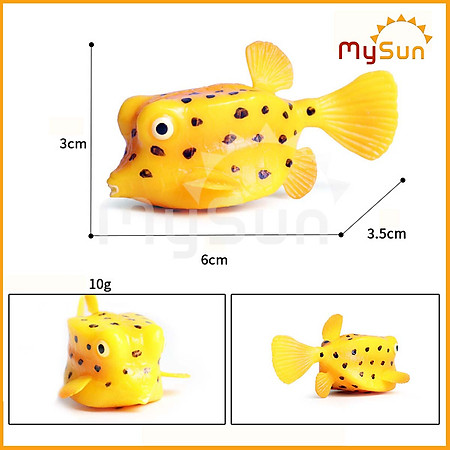 Bộ đồ chơi mô hình sinh vật cua biển, cá mập megalodon, cá voi xanh sát thủ.