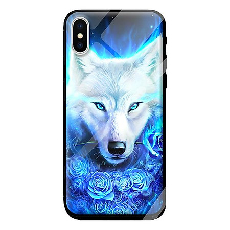 Ốp kính cho Iphone XS MAX mẫu SÓI H1 - Hàng chính hãng