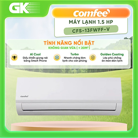 Máy Lạnh Comfee 1.5 HP CFS-13FWFF-V - hàng chính hãng - chỉ giao HCM