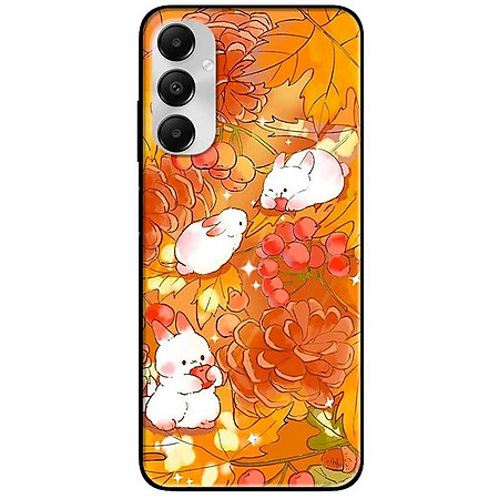 Ốp lưng cho Samsung A04 - Samsung A05 - Samsung A04s - Samsung A05s - Thỏ Nền Cam - Hàng Chính Hãng