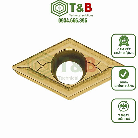 Mảnh dao tiện lỗ phủ Cermet phủ PVD Hãng Kyocera Model DCGT11T302ER-U PV720
