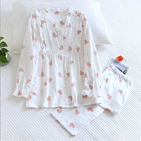 Đồ Bộ Bầu Và Sau Sinh, Pijama Cho Con Bú Azuno AZ196 Chất Liệu Mát Mặc Mùa Hè Và Thu Đông