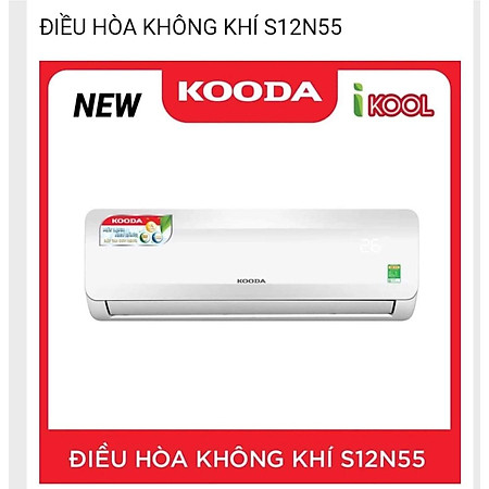 Điều hòa 1 chiều Kooda_ Hàng chính hãng công suất 12000_ model S12N55