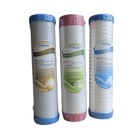 Bộ lõi lọc thay thế 3 cấp model G-10 + G-60 + G-30 cho bộ lọc nước uống trực tiếp model SF