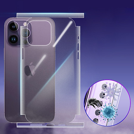Miếng Dán Film Hydrogel Full Mặt Lưng và Viền cho iPhone 14 / 14 Plus / 14 Pro / 14 Pro Max - Hàng Chính Hãng