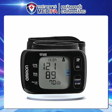 Máy đo huyết áp cổ tay Omron HEM-6232T thiết kế siêu nhỏ, kết nối bluetooth, trang bị các tính năng cao cấp nhất