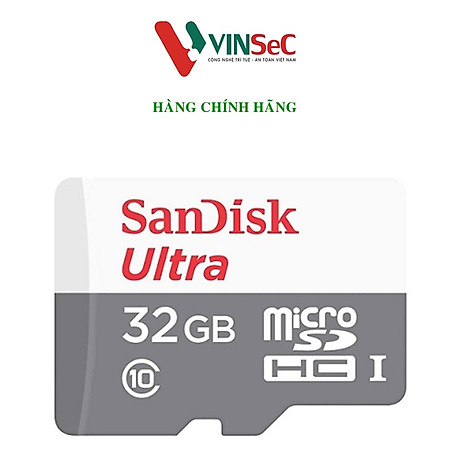 Thẻ Nhớ MicroSD SanDisk Ultra 32GB 100MB/s - Hàng Chính Hãng
