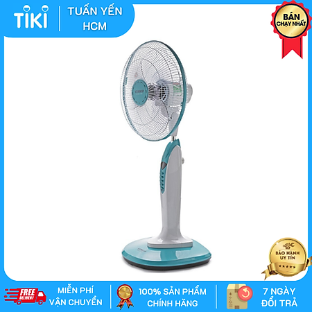 Quạt Đứng Có Đèn Senko DD1602 Bào Hành động cơ 1 năm (Hàng Chính Hãng)