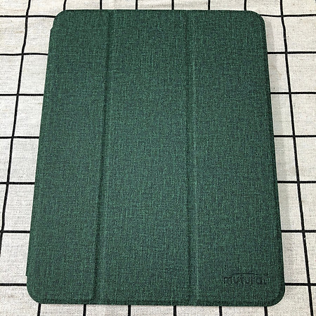 Bao da chính hãng Mutural cao cấp cho iPad Pro 11.0 2020 có khay đựng bút - Xanh rêu