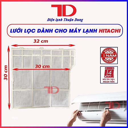 Lưới lọc điều hoà không khí dành cho máy lạnh Hi tachi. hàng chính hãng  - Điện Lạnh Thuận Dung