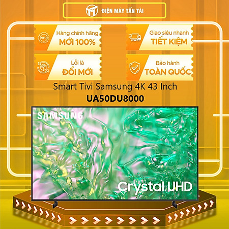 Smart Tivi Samsung 4K 50 inch UA50DU8000 50DU8000 - Hàng chính hãng - Chỉ giao HCM