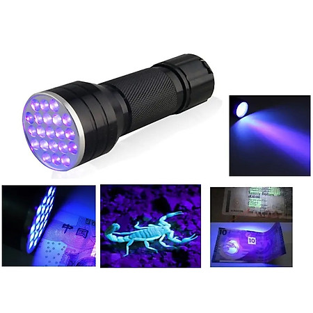 Đèn pin cầm tay tia UV kiểm tra tiền Terino UV-C1821 - Hàng chính hãng