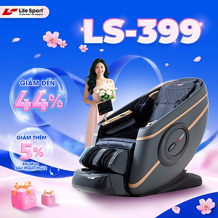 Ghế Massage Toàn Thân Lifesport LS-399, Ghế Massage Có Hệ Thống Điều Khiển Bằng Giọng Nói Thông Minh