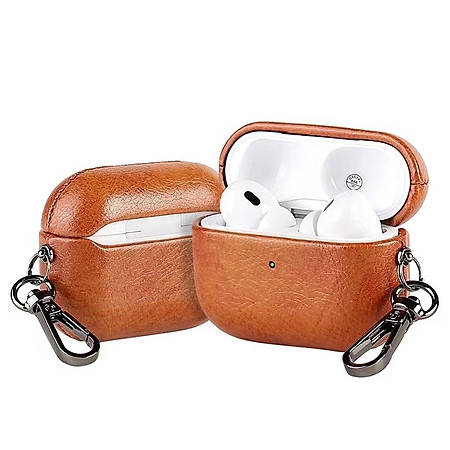 Ốp Bảo Vệ Da Chống Sốc Kai.N Leather Veget Có Khóa Dành Cho Tai Nghe Airpods 4_ Hàng Chính Hãng