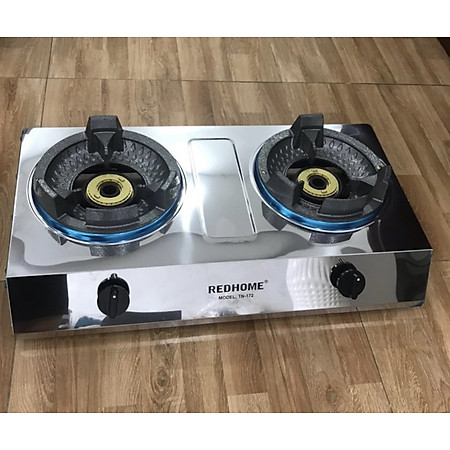 Bếp Khè Gas 2 Lò Bán Công Nghiệp REDHOME - Hàng Chính Hãng